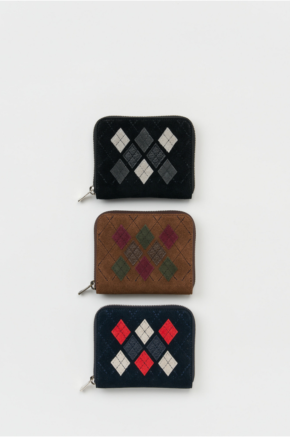 argyle square zip purse 詳細画像 2