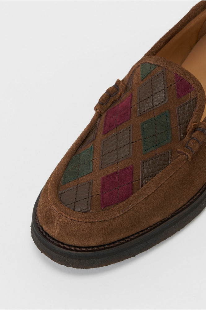 argyle loafer 詳細画像 argyle navy 3
