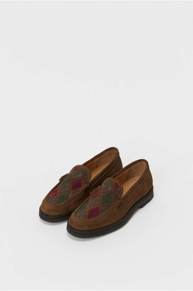 argyle loafer 詳細画像 argyle brown 
