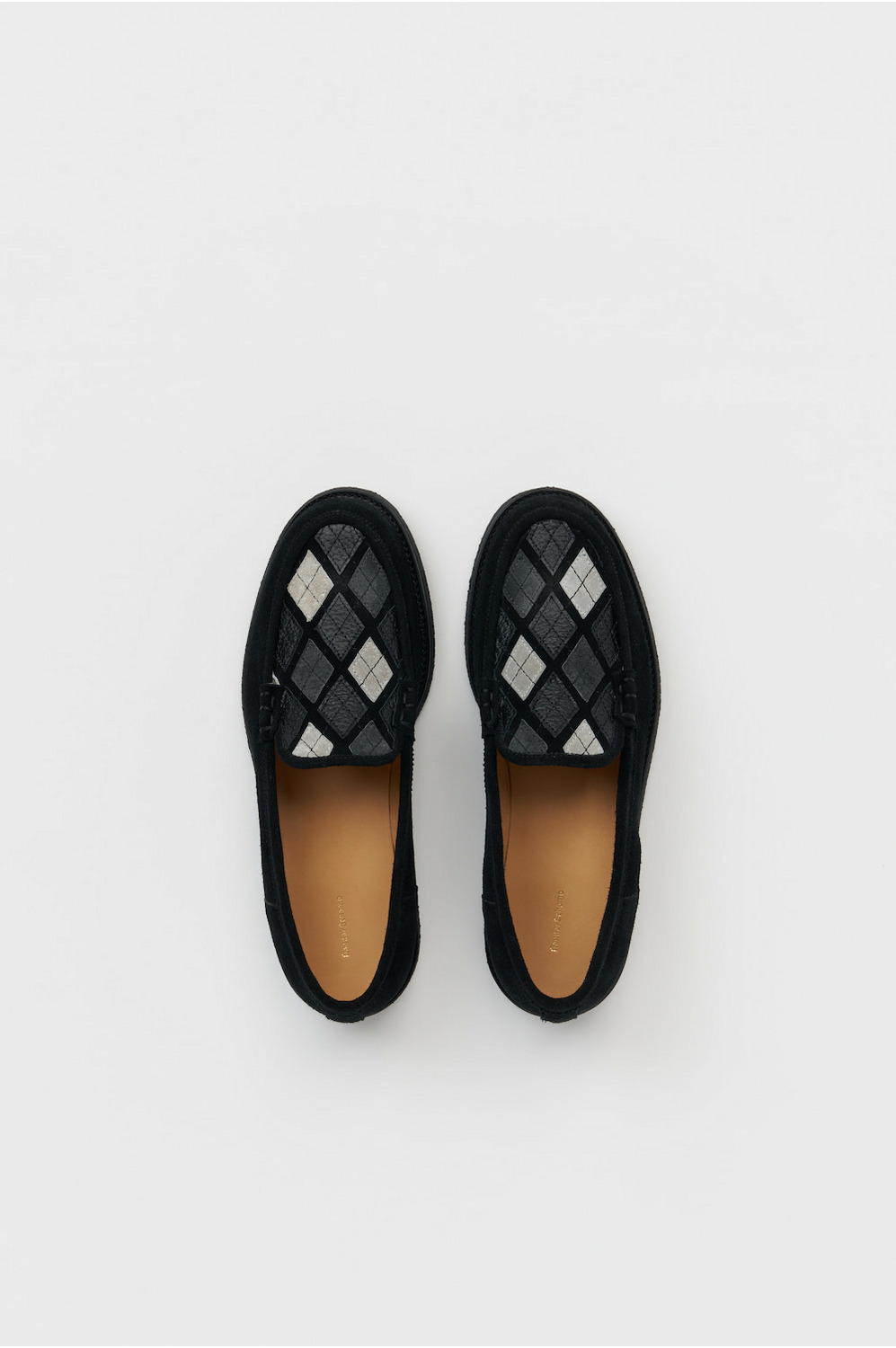 argyle loafer 詳細画像 argyle black 3