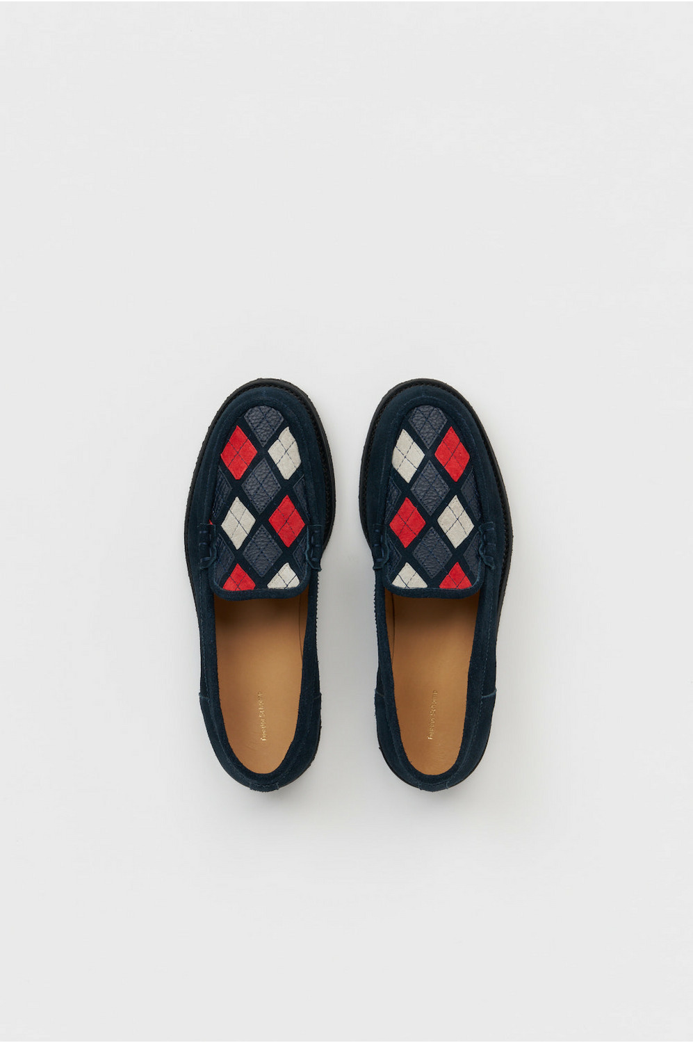 argyle loafer 詳細画像 argyle navy 3