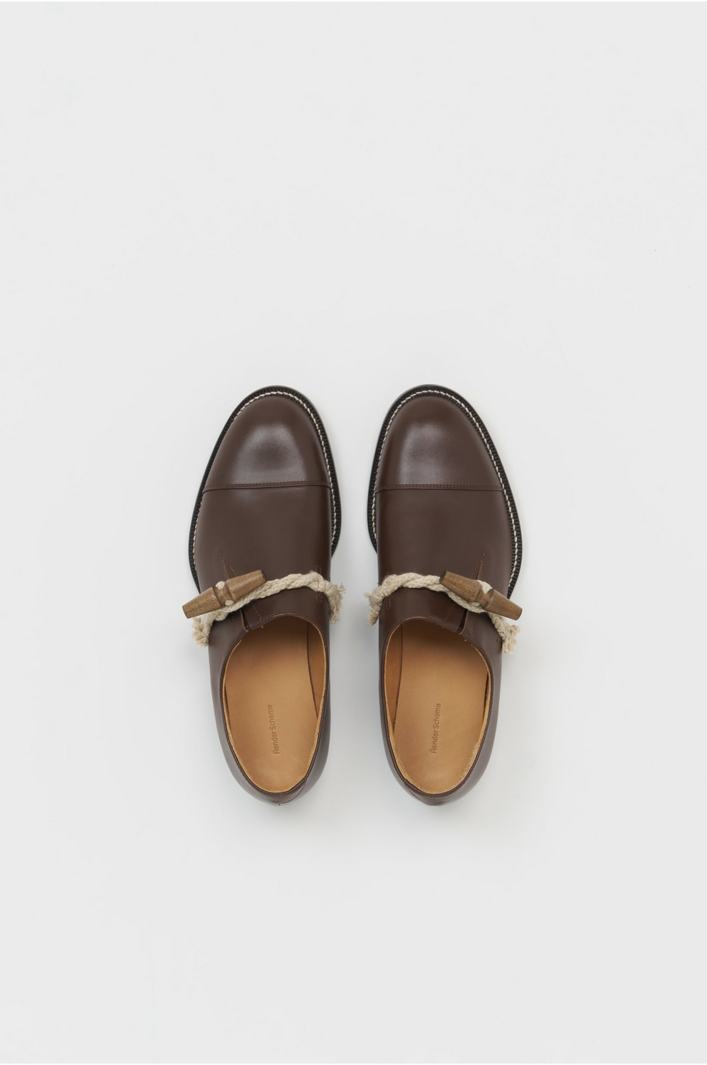 duffle cap toe 詳細画像 dark brown/natural 3