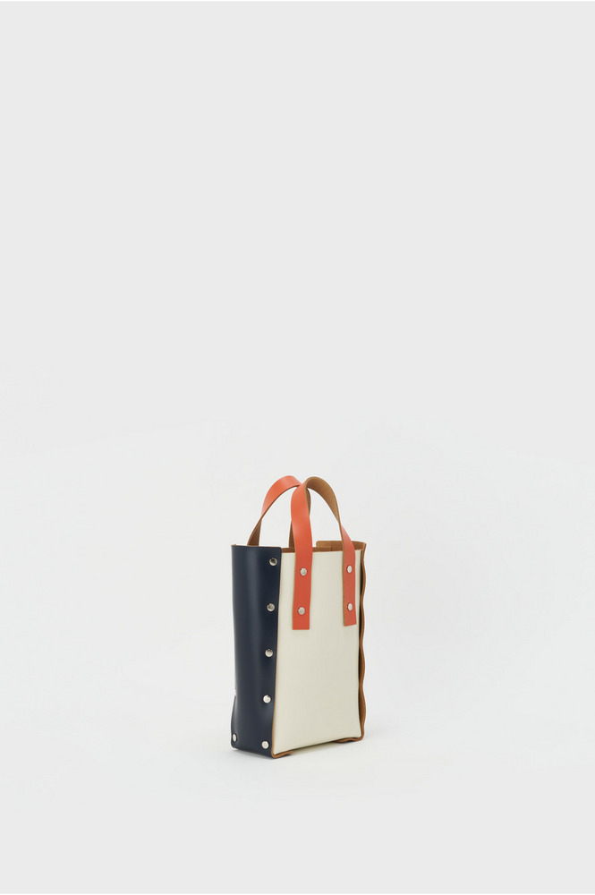your choice /// assemble hand bag tall S 詳細画像 white/navy/orange 2