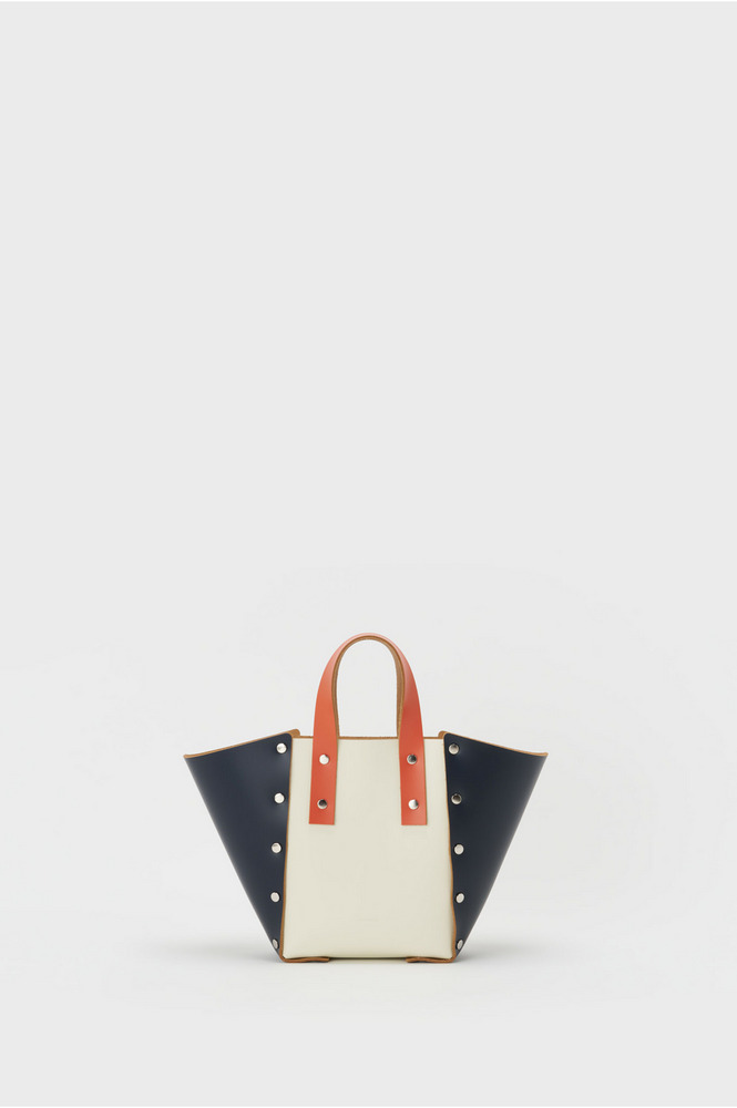 your choice /// assemble hand bag wide S 詳細画像 white/navy/orange 
