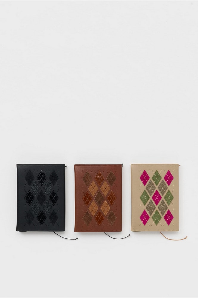 argyle book cover 詳細画像 argyle beige 3
