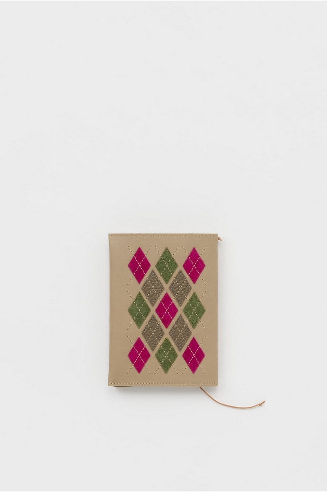 argyle book cover 詳細画像 argyle beige 