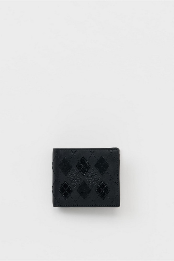 argyle half folded wallet 詳細画像 argyle black 