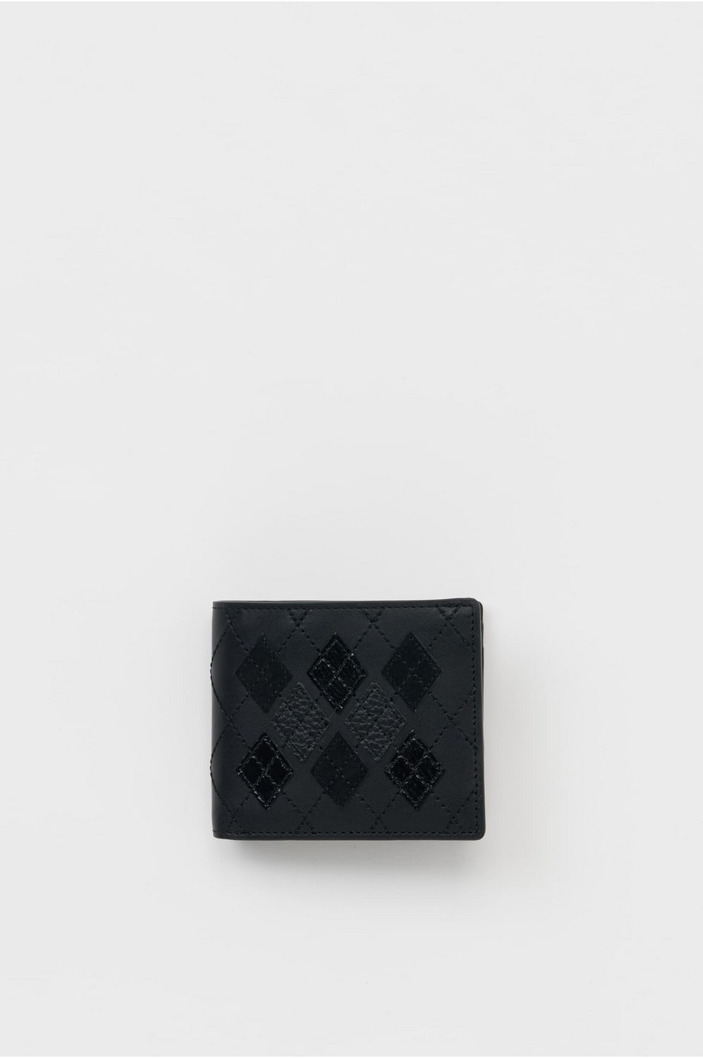 argyle half folded wallet 詳細画像 argyle black 1