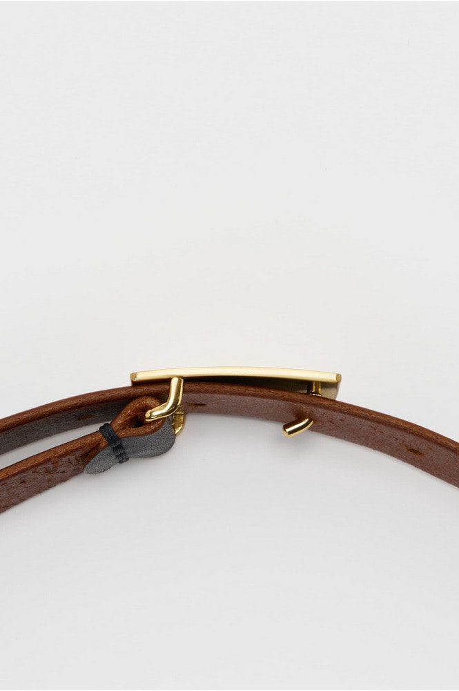 solid buckle belt 詳細画像 dark brown 2