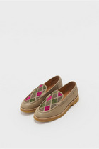 argyle loafer 詳細画像