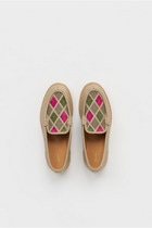 argyle loafer 詳細画像