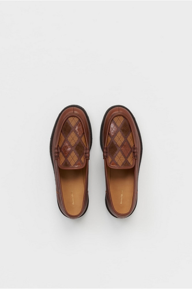 argyle loafer 詳細画像 argyle brown 3