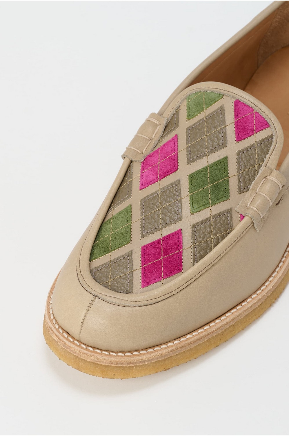 argyle loafer 詳細画像 4