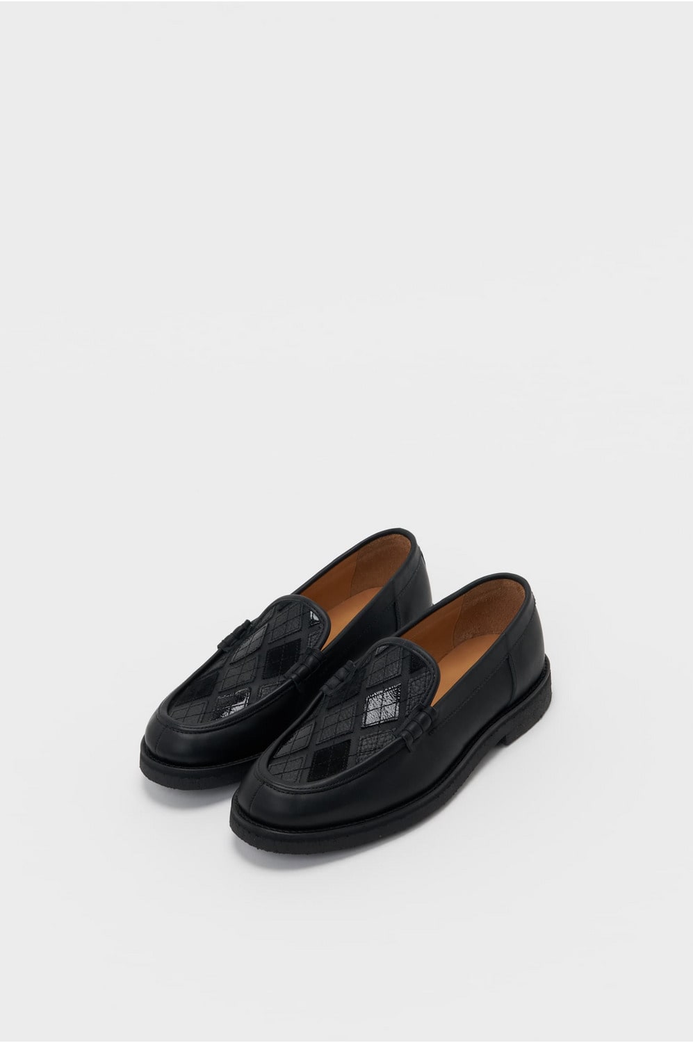 argyle loafer 詳細画像 argyle black 1