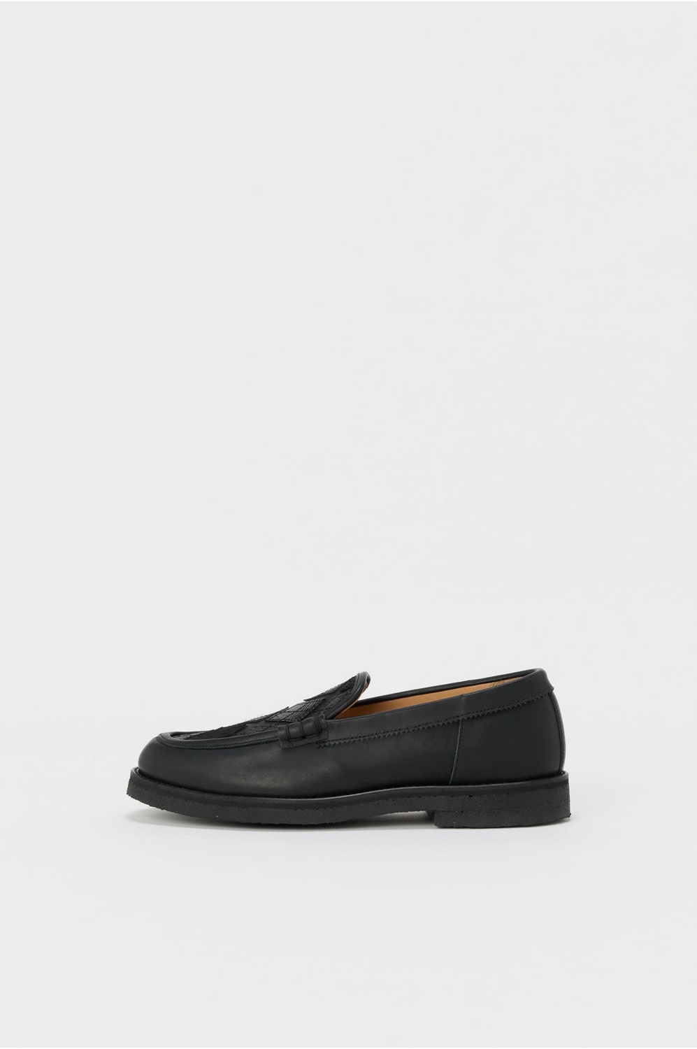argyle loafer 詳細画像 argyle black 2