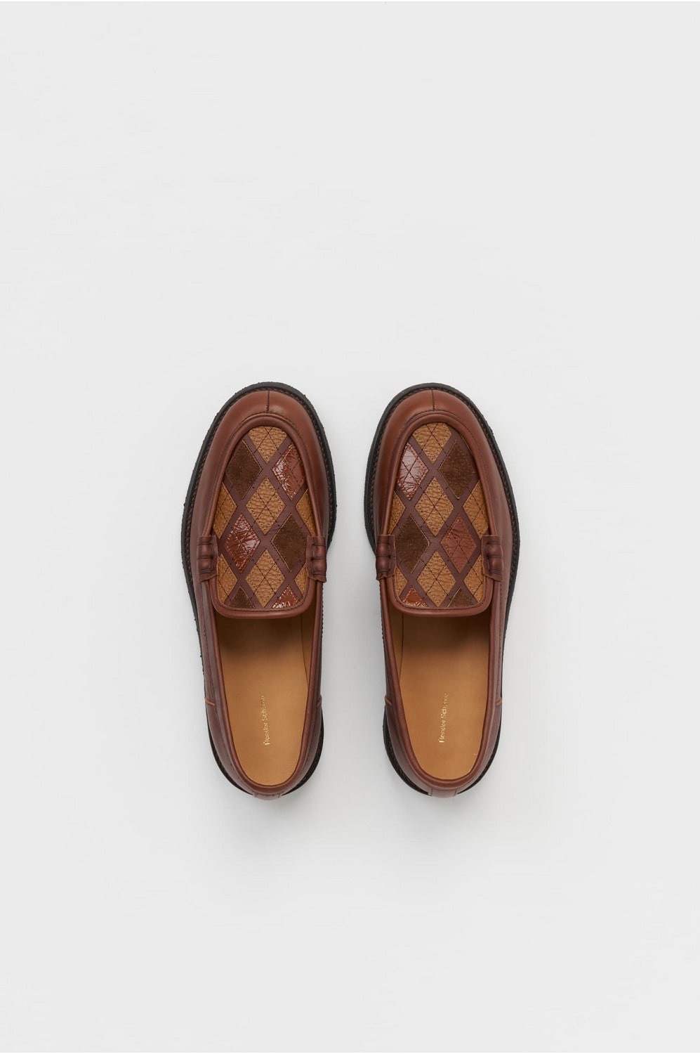 argyle loafer 詳細画像 argyle brown 3