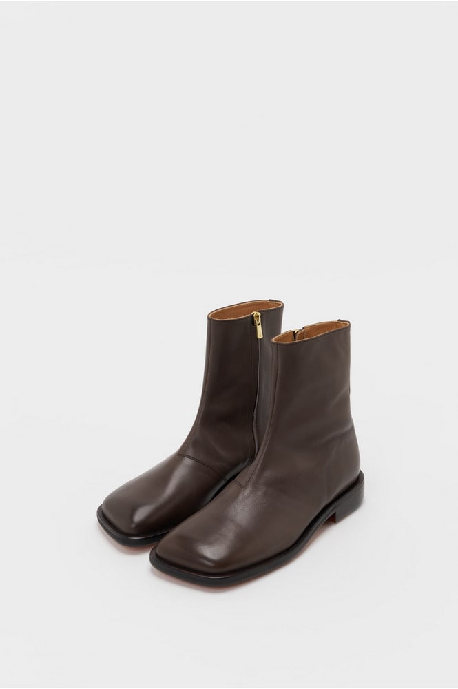 bear foot inside zip boots 詳細画像 dark brown 