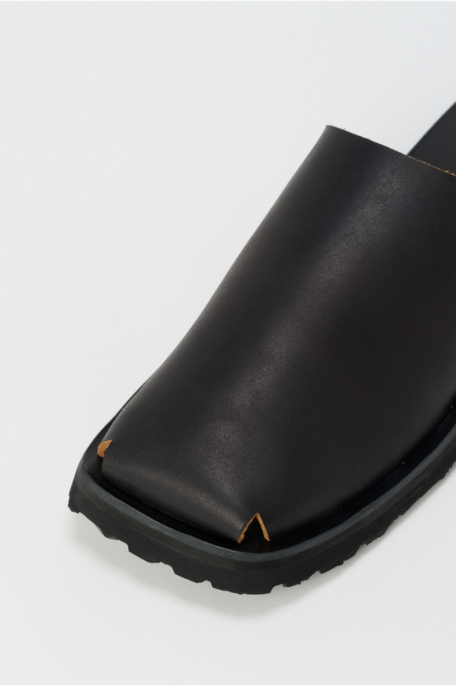 house made ///square mule 詳細画像 waxed dark brown 2
