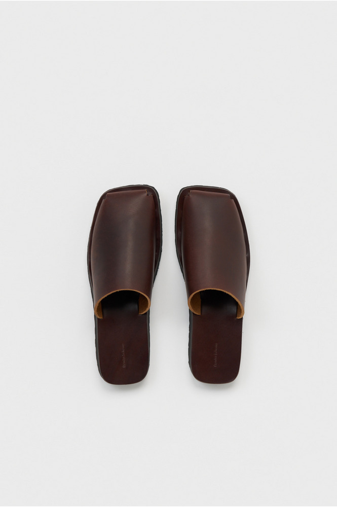 house made ///square mule 詳細画像 waxed dark brown 3