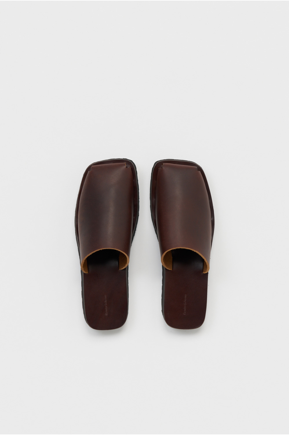 house made ///square mule 詳細画像 waxed dark brown 3